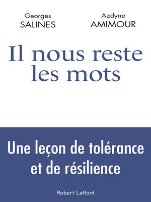 cover image of Il nous reste les mots